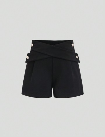Pantaloni scurți Shein, negru