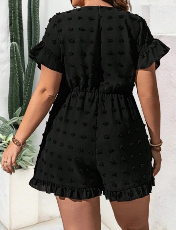 Salopetă scurtă Shein Curve+, negru