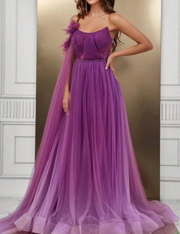 Rochie de ocazie Shein, mov