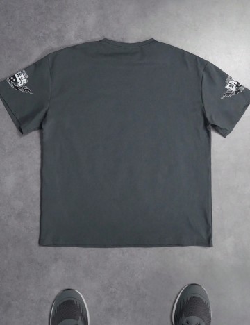 Tricou MANFINITY by Shein, gri