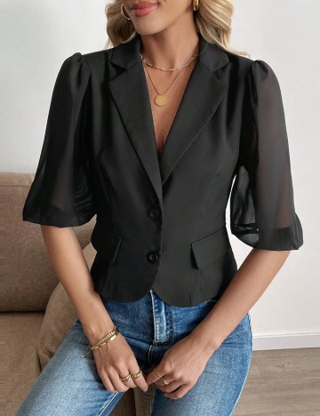 Sacou Shein, negru