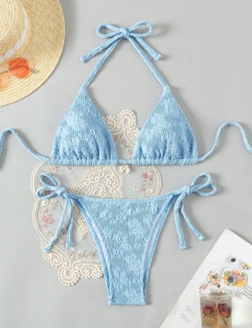 Costum de baie Shein, albastru