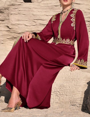 Rochie maxi Shein, vișiniu