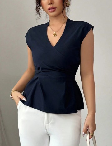 Top Shein, albastru