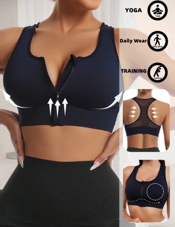 Bustieră sport Shein, negru