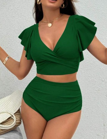 Costum de baie Shein, verde