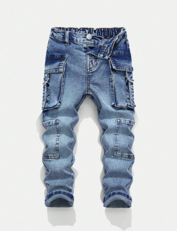 Jeans Shein, albastru