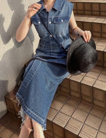 Rochie de blugi Shein, albastru