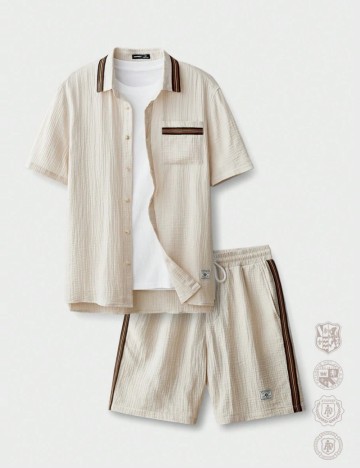 Compleu MANFINITY by Shein, bej