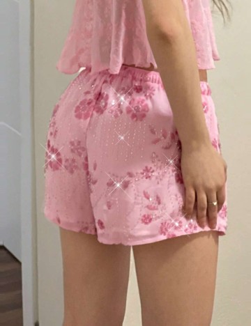 Pantaloni scurți Shein, roz