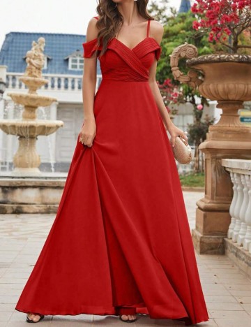 Rochie de ocazie Shein, roșu