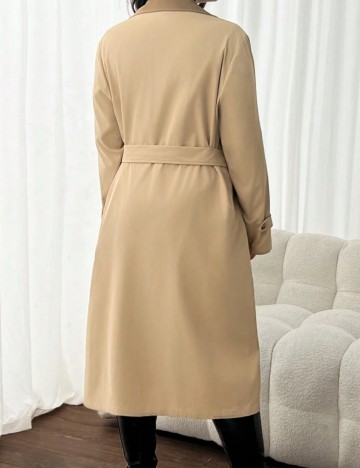 Trench Shein Curve+, bej