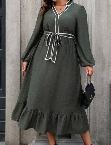 Rochie maxi Sheilay, verde