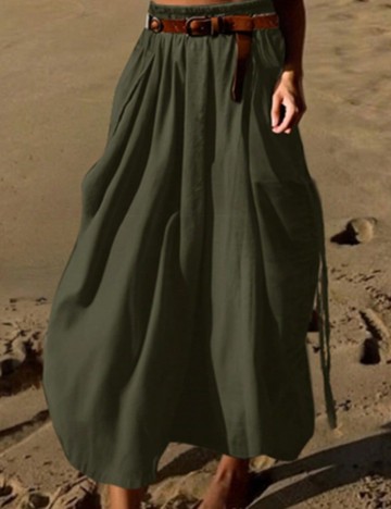 Fustă maxi Shein, verde