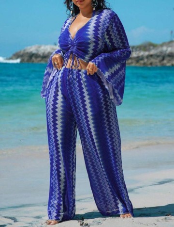 Set costum de baie Shein Curve+, mix culori