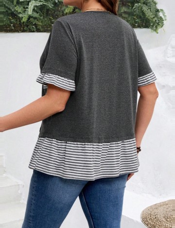 Tricou Shein Curve+, mix culori