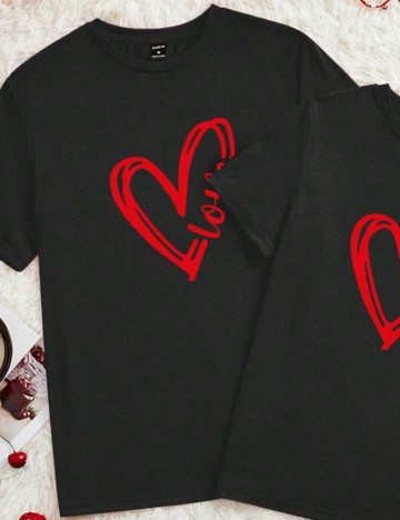 Tricou MANFINITY by Shein, negru