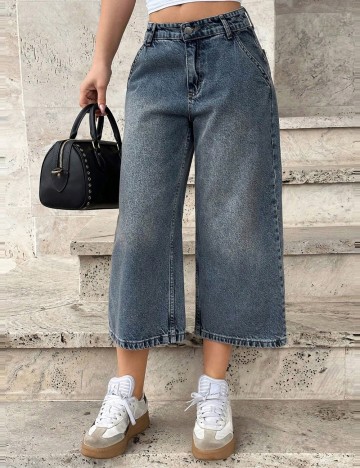 Jeans Shein, albastru