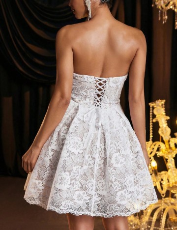 Rochie mini Shein, alb