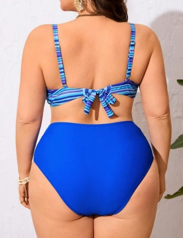 Costum de baie Shein Curve+, mix culori