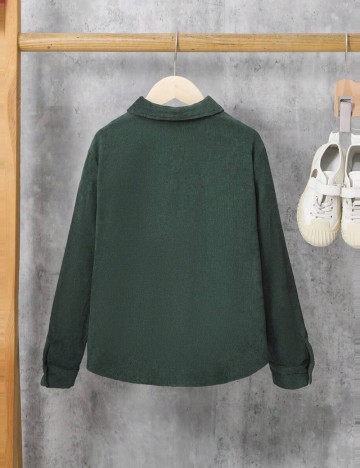Cămașă casual Shein, verde