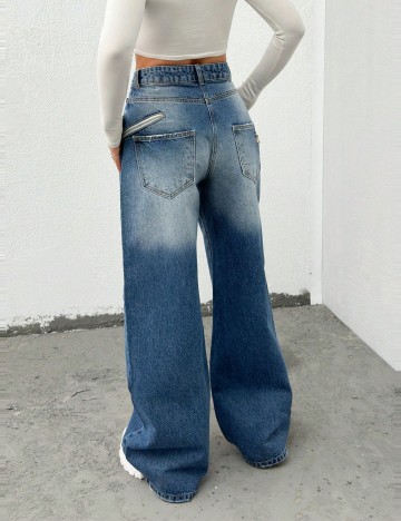 Jeans Shein, albastru
