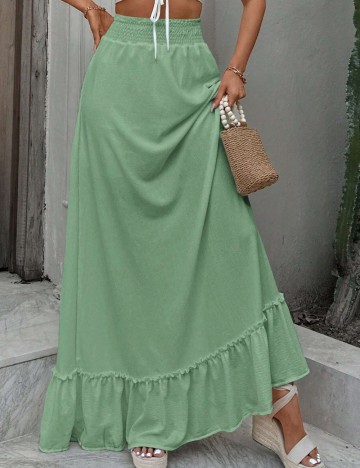Fustă maxi Shein, verde