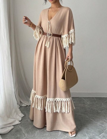 Rochie maxi Shein, bej