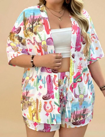 Compleu Shein Curve+, mix culori