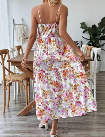 Rochie maxi Shein, mix culori