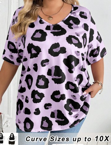 Tricou Shein Curve+, mov