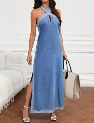 Rochie midi Shein, albastru