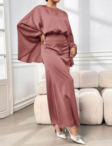 Rochie maxi Shein, roz
