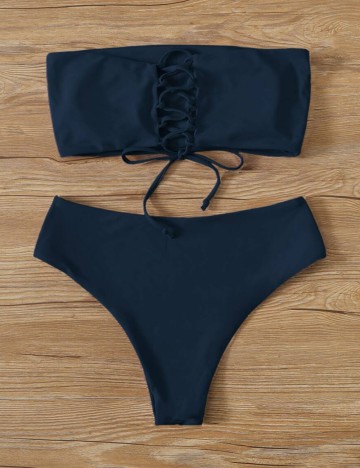 Costum de baie Shein, albastru