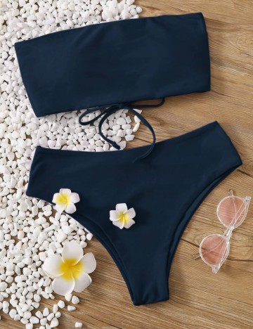 Costum de baie Shein, albastru