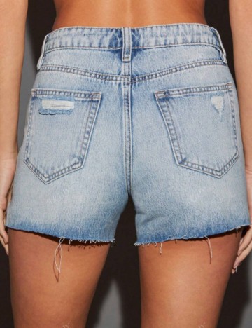 Pantaloni scurți de blugi Shein, albastru
