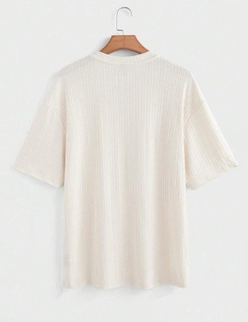 Tricou MANFINITY by Shein, crem