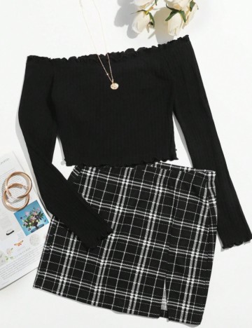 Compleu Shein Curve+, mix culori