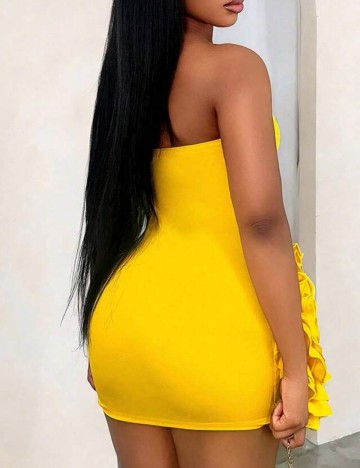 Rochie mini Shein, galben