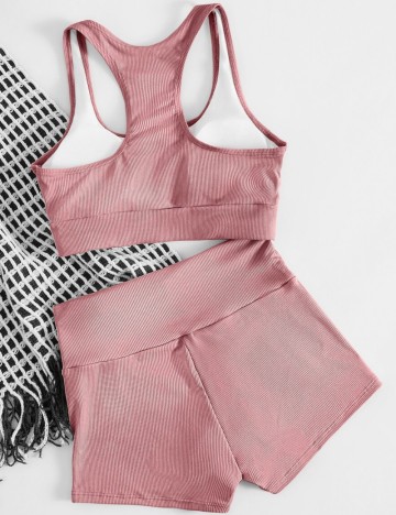Costum de baie Shein, roz