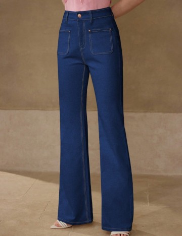 Jeans MOTF by Shein, albastru