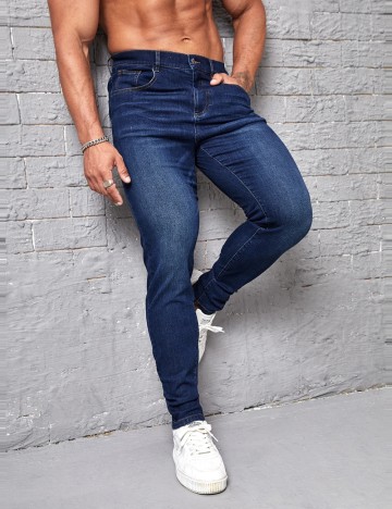 Jeans Shein, albastru