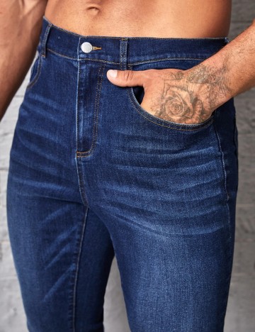 Jeans Shein, albastru