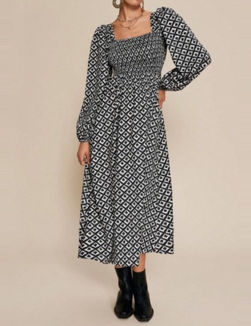 Rochie maxi Shein, mix culori