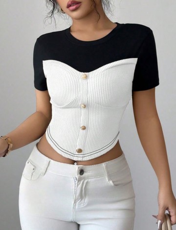 Tricou Shein, mix culori