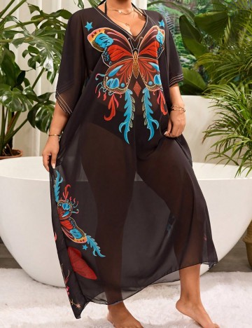 Rochie de plajă Shein, mix culori