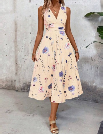 Rochie midi Shein, mix culori