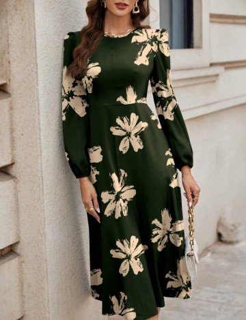 Rochie midi Shein, mix culori