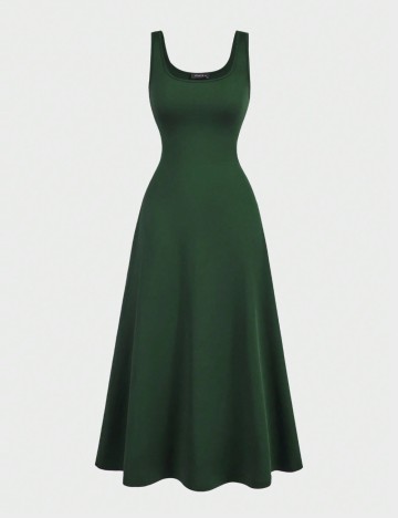 Rochie midi Shein, verde