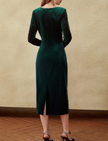 Rochie midi Shein, verde